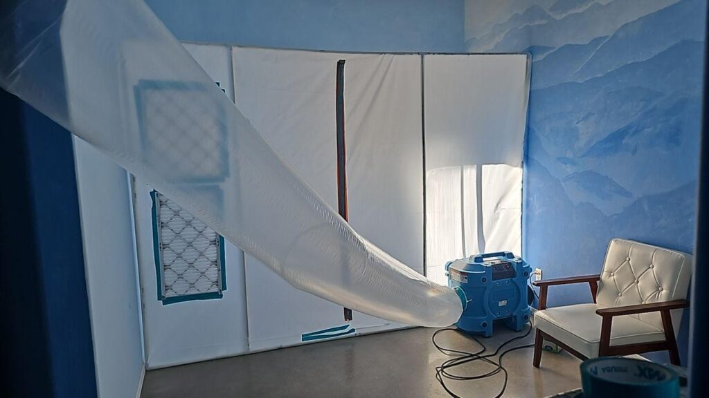 containment with negative pressure controls