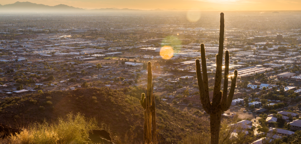 Avondale Arizona at sunset