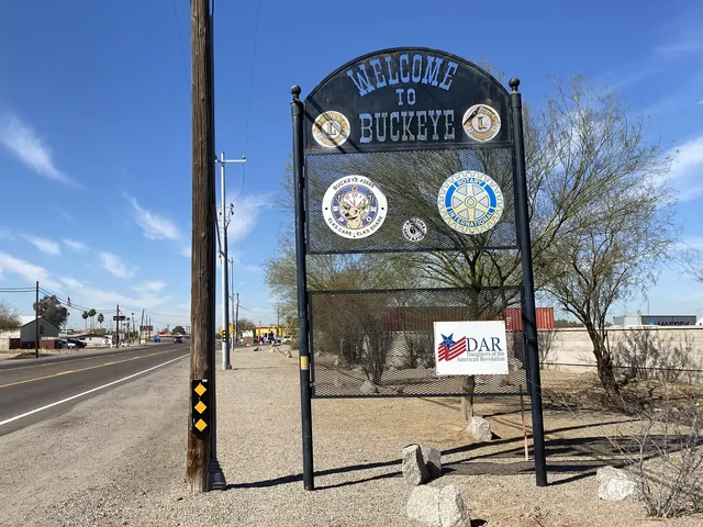 Welcome to Buckeye sign representing a key community served by Restoration 1 of Avondale’s medical‑grade mold remediation team
